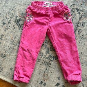 Mini Boden lined corduroy pants
